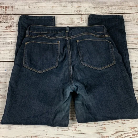 NYDJ “BOYFRIEND” Straight leg blue jeans size 8 - Picture 1 of 16